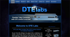 Desktop Screenshot of dtelabs.com