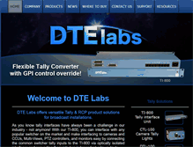 Tablet Screenshot of dtelabs.com